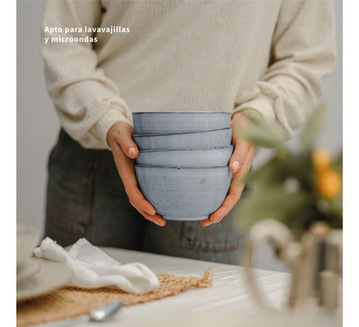 Set 4 Bowls Cerámica 7,5 cm Amalfi Simplit-4