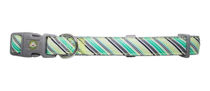 Collar Perro Diagonal L Verde Mascan-0