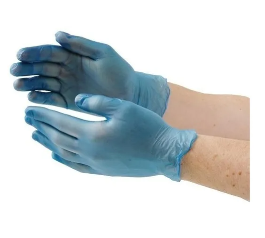 Guantes Vinilo Azul X100 Talla L-0