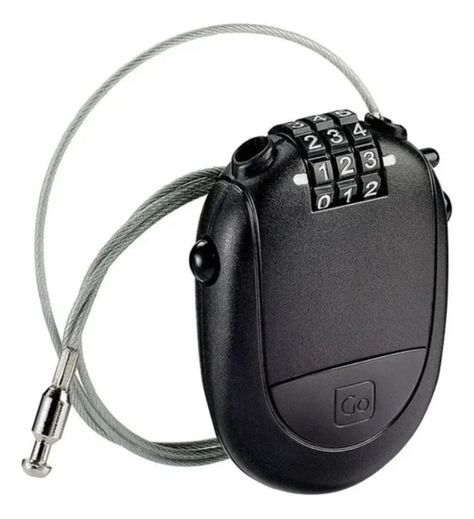 Candado Con Cable Retráctil-0