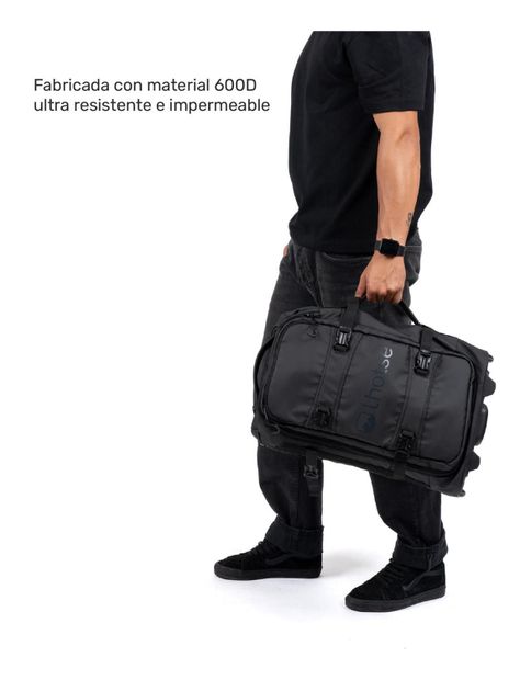 Maleta Bolso Trolly Expedition Duffel 30lts Black-5
