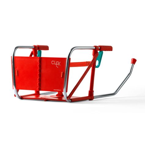 Silla De Comer Plegable Niño Roja Clak-0
