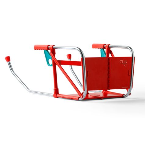 Silla De Comer Plegable Niño Roja Clak-2