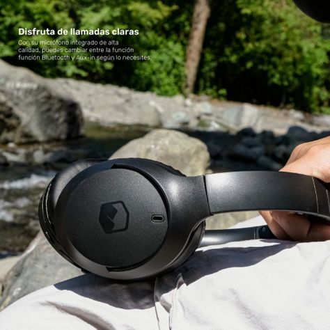Audifonos Bluetooth Inalambricos Over Ear WavePro Black-4