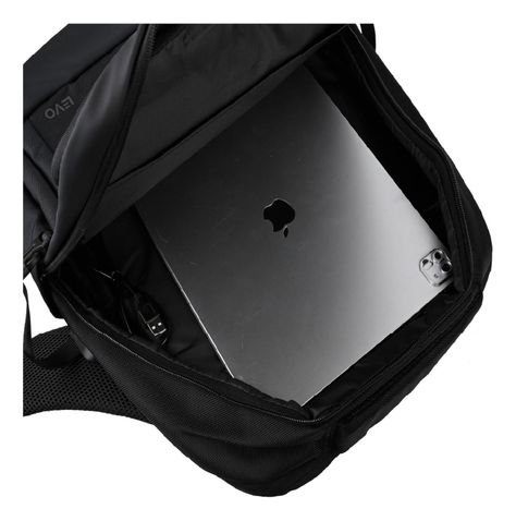 Mochila WOLF Negra 15,6" + Funda Notebook Gris 15,6" LEVO-2