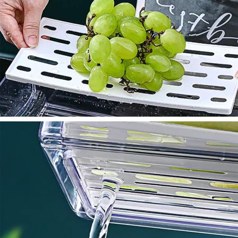 Organizador Refrigerador con Drenaje Chica Simplit-1
