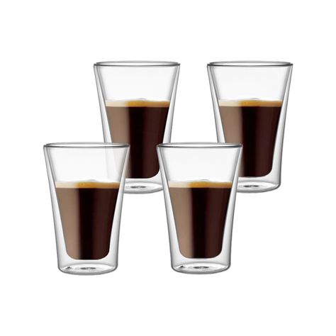 Set 4 Vasos Vidrio Doble Pared 400 ml Simplit-0