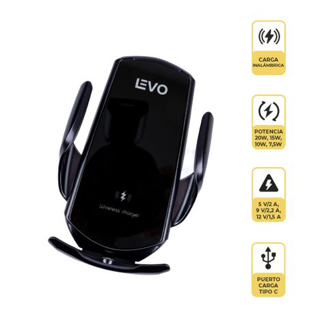 Cargador Inalámbrico Magnético Carga Rápida Auto Vo1 Levo-1