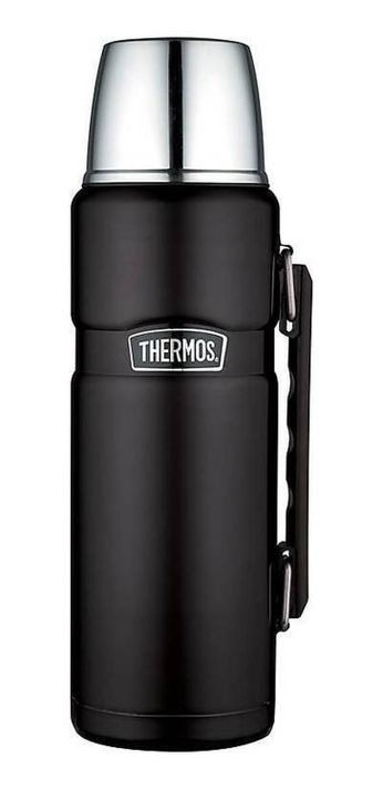 Termo Líquidos King Acero Inox Negro 1.2lts Thermos-0