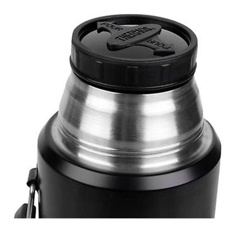 Termo Líquidos King Acero Inox Negro 1.2lts Thermos-2