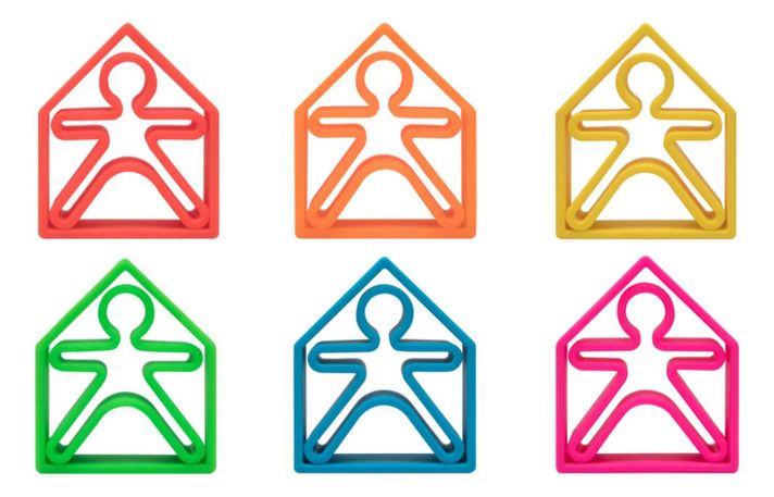Set De 6 Personas Y 6 Casas De Colores Dëna-1