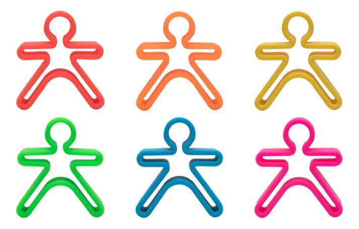 Set De 6 Personas Y 6 Casas De Colores Dëna-3