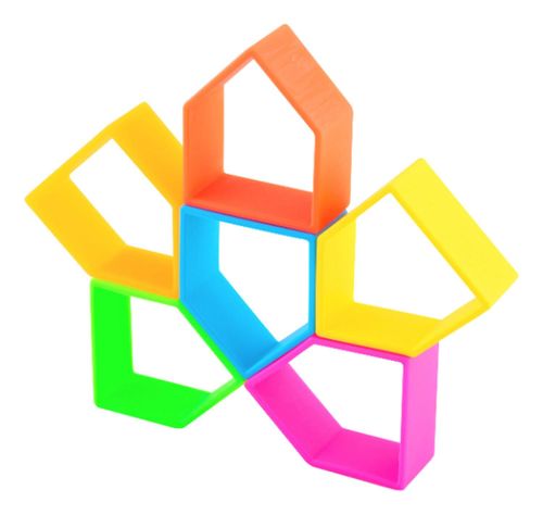 Set De 6 Personas Y 6 Casas De Colores Dëna-6