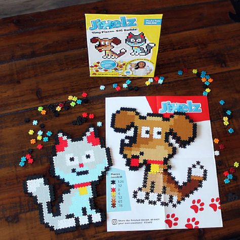 Jixelz Puzzle De Pixeles 700 Pc Set, Mascotas FatBrain Toys-3