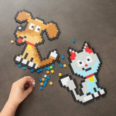 Jixelz Puzzle De Pixeles 700 Pc Set, Mascotas FatBrain Toys-4