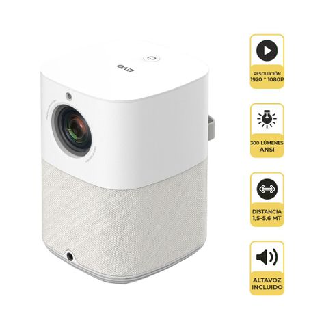 Proyector Infinity Smart Full Hd+ Telón 60 Pulgadas Levo-2