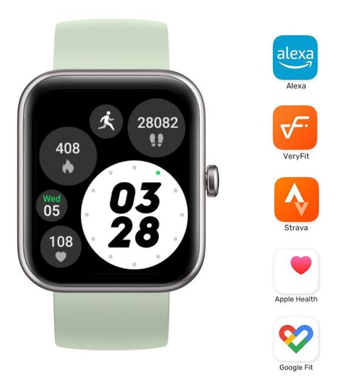 Reloj Smartwatch Lhotse Live 206 Mini 40mm Light Green-2