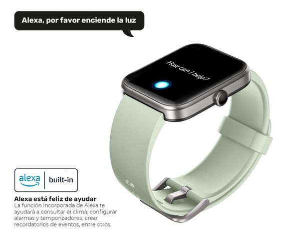 Reloj Smartwatch Lhotse Live 206 Mini 40mm Light Green-5