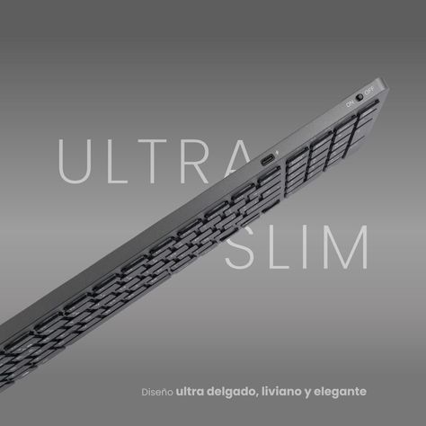 Teclado Inalámbrico Cygna Slim Grafito Levo-1