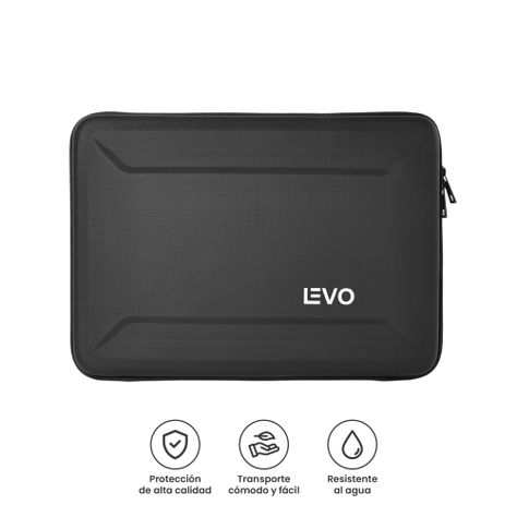 Funda HardShell para Notebook 15-16" Negro Levo-3