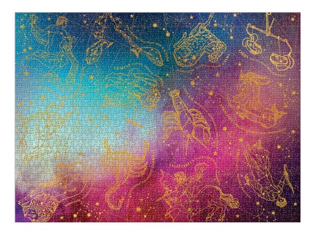 Puzzle 1000pcs Astrologia Con Aluminio Mudpuppy-1