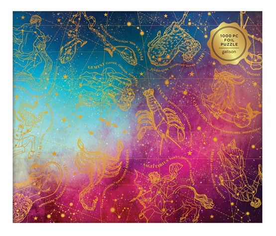 Puzzle 1000pcs Astrologia Con Aluminio Mudpuppy-2