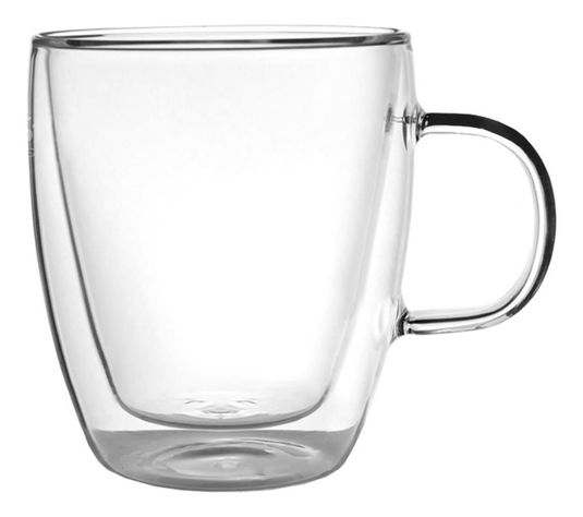 Taza de Vidrio Doble Pared 350 ml Simplit-0