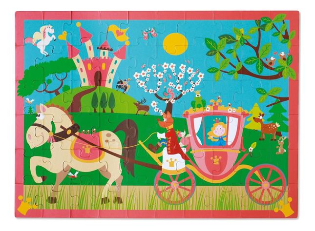Puzzle 60Pcs Princesa Scratch Europe-0