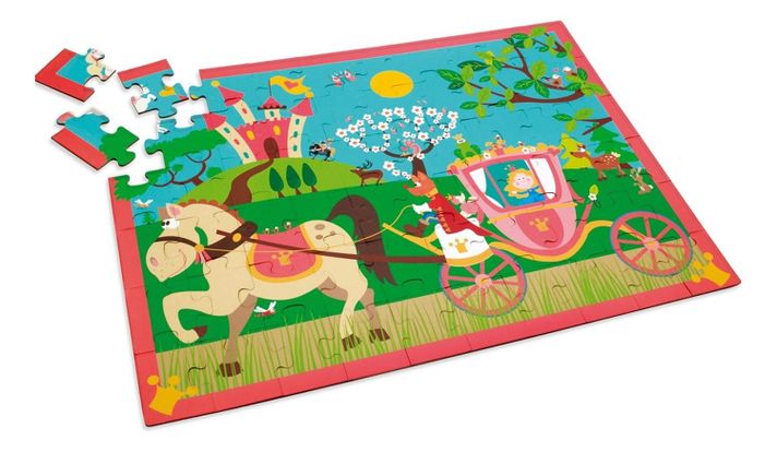 Puzzle 60Pcs Princesa Scratch Europe-2