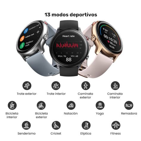 Reloj Smartwatch Lhotse Ultimate GPS 217 46mm Pink-5