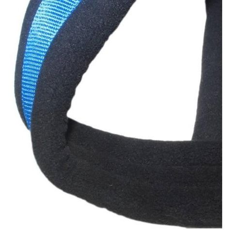 Arnés Cruzado Acolchado Talla S Azul Perros Mascan-5