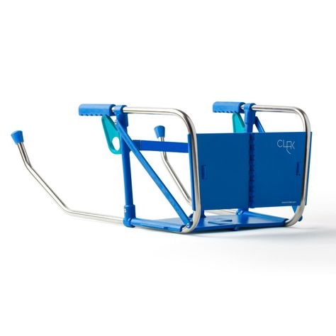 Silla De Comer Plegable Niño Azul Clak-2
