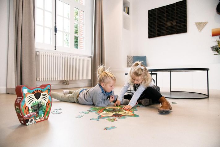 Puzzle 59Pcs Con Forma Tigre Scratch Europe-3
