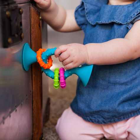 Pipsquigz Loops Celeste Mordedores Sensoriales FatBrain Toys-2