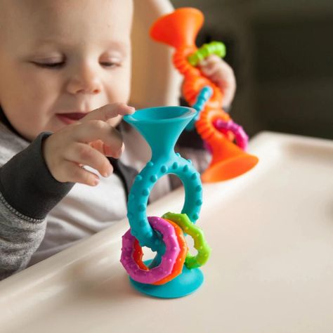 Pipsquigz Loops Celeste Mordedores Sensoriales FatBrain Toys-3