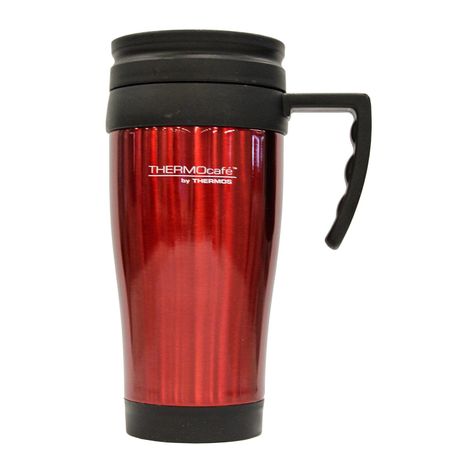 Mug Thermos Acero Inoxidable 420 Ml Rojo-0