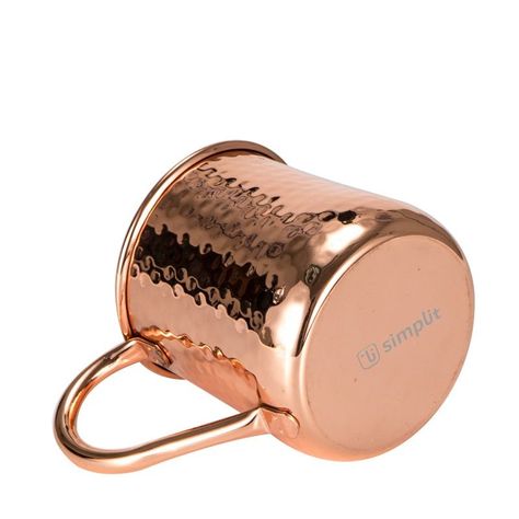 Set 4 Vasos Moscow Mule Mojito Mug Cobre + Bombillas Simplit-3