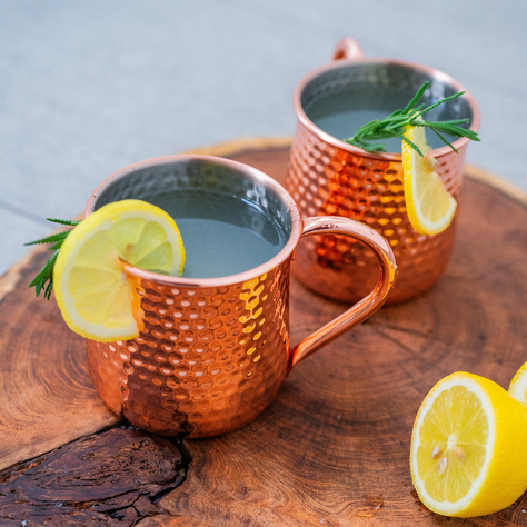 Set 4 Vasos Moscow Mule Mojito Mug Cobre + Bombillas Simplit-6