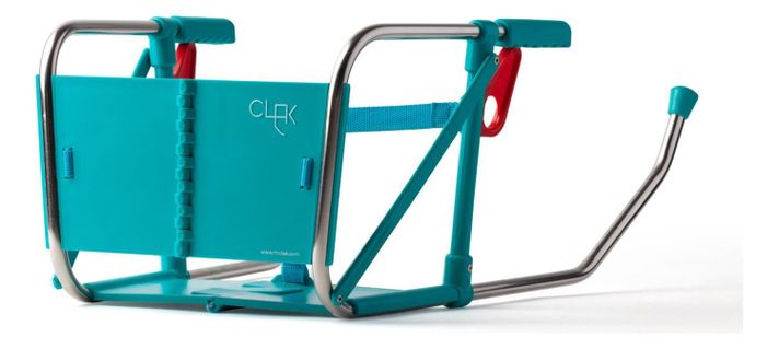 Silla de Comer Plegable Niño Turquesa Clak.-0
