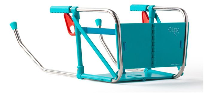 Silla de Comer Plegable Niño Turquesa Clak.-2