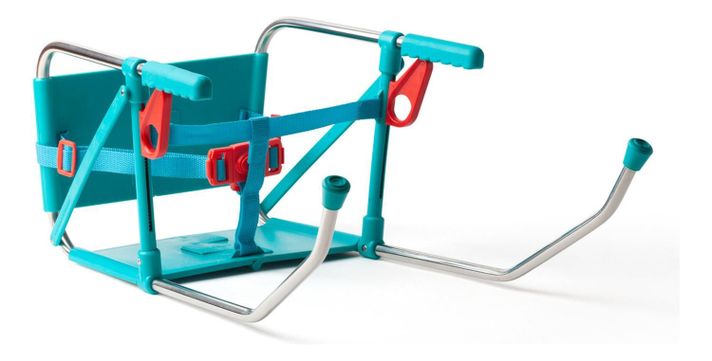 Silla de Comer Plegable Niño Turquesa Clak.-4