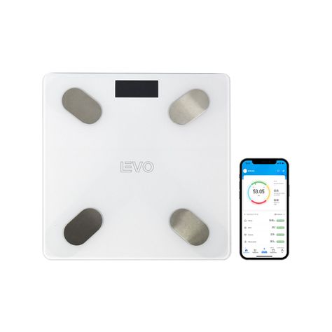Pesa Digital Balanza Baño Bluetooth Blanca Inteligente-2
