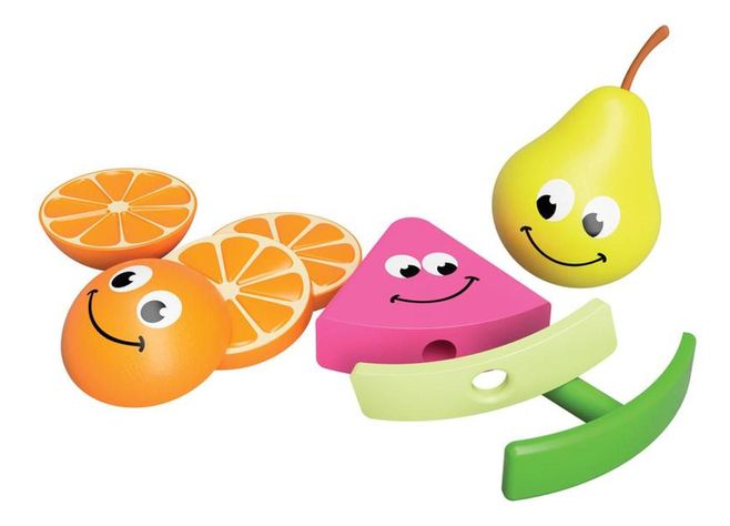 Puzzle Fruit Friends, Sonajero, FatBrain Toys-0