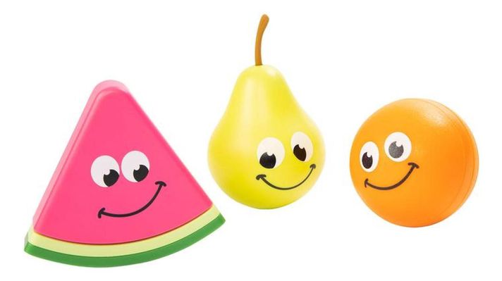 Puzzle Fruit Friends, Sonajero, FatBrain Toys-1