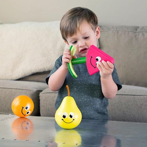 Puzzle Fruit Friends, Sonajero, FatBrain Toys-6