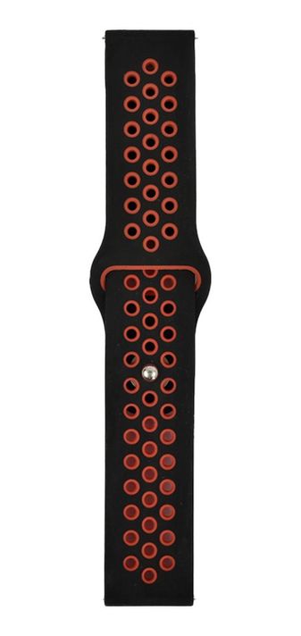 Correa Smartwatch Lhotse SW88 20mm Negra Roja-1