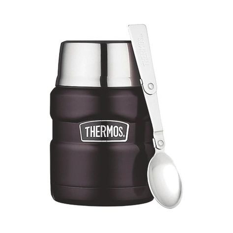 Termo Comida King Acero Inox Negro 470 ml Thermos-0
