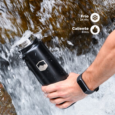 Pack Bolso Impermeable 30LT Negro + Botella Coihue Lhotse-6