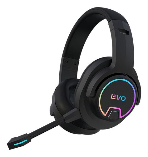 Audifono Gamer Bluetooth RGB Thunder Micrófono Levo-2