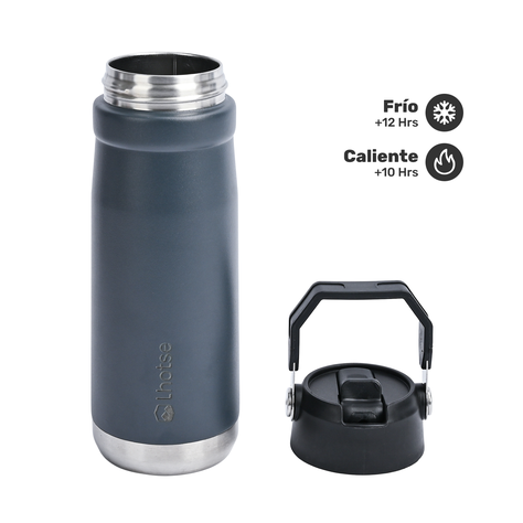 Botella Térmica Insulada Lhotse Adventure 650ml Black-2